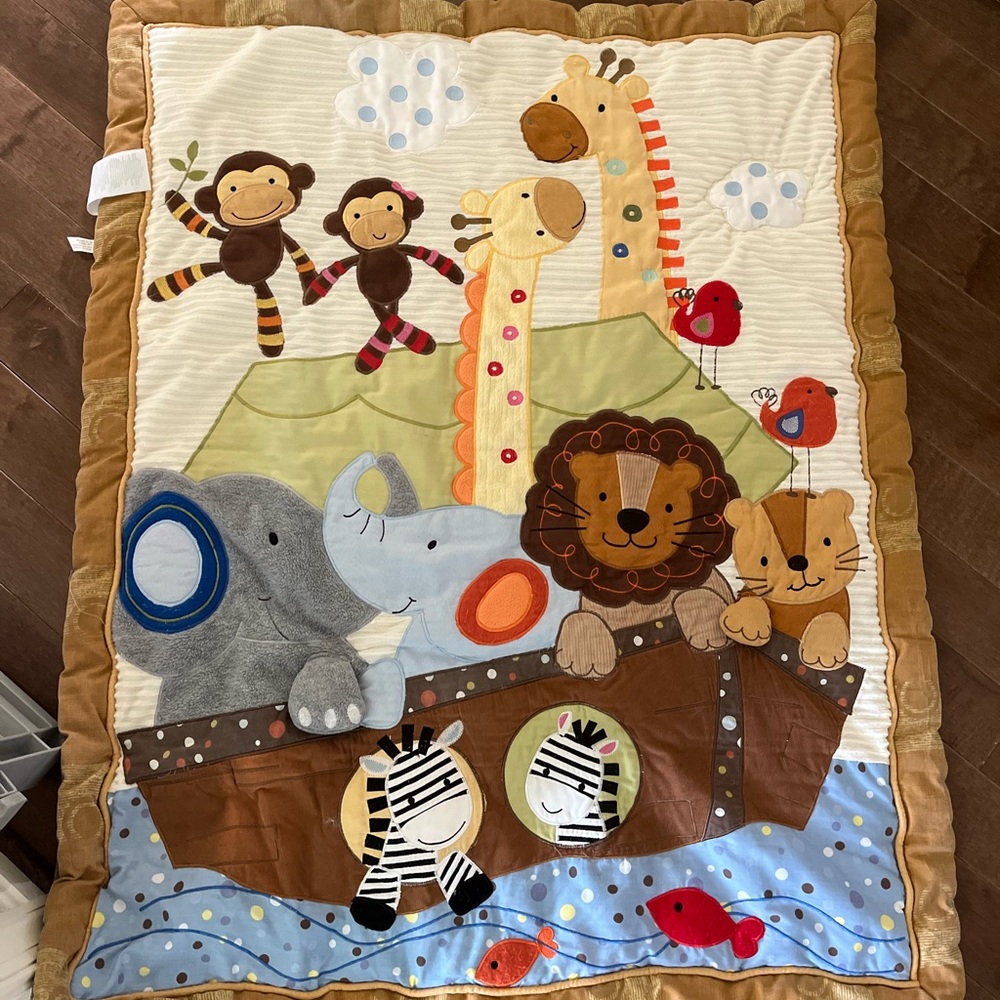 Animal Themed Baby Quilt